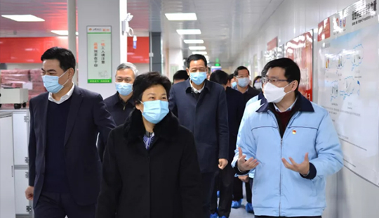 省政协主席葛慧君到英国威廉希尔公司官网指导督查疫情防控和复工复产工作